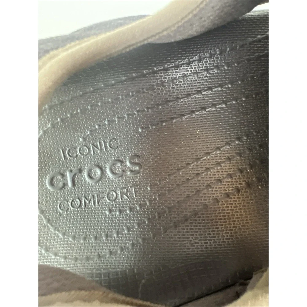Crocs Swiftwater Mesh Sandals Men's 11 Brown Water Casual Comfort Shoes